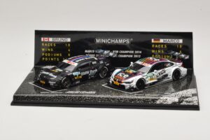 BMW M3 & M4 DTM Champions Set B. Spengler / M. Wittmann 2012 & 2014 Minichamps 1:43 412020723 Metāls