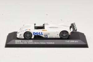 BMW V12 LMR #15 P. Martini / Y. Dalmas / J. Winkelhock 24 Hours of Le Mans Winner 1999 Minichamps 1:43 430992915 Metāls