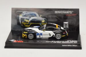 BMW Z4 GT3 Need for Speed Team #4 Hartung / Viebahn 24 Hours of Nürburgring 2011 Minichamps 1:43 437112904 Metāls