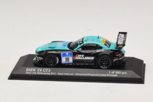 BMW Z4 GT3 Vita4One #18 Goransson / Klingmann 24 Hours of Nürburgring 2012 Minichamps 1:43 437122918 Metāls