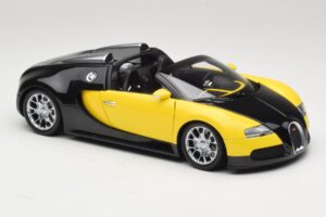 Bugatti Veyron Grand Sport Black Lemon Minichamps 1:18 100110831 Metāls — attēls 6 no 8