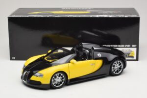 Bugatti Veyron Grand Sport Black Lemon Minichamps 1:18 100110831 Metāls — attēls 8 no 8