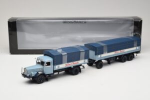 Bussing 8000S13 Pritschenzug Kölner Zucker Minichamps 1:43 499079920 Metāls — attēls 5 no 5