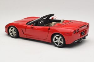 Chevrolet Corvette C6 Kabriolets Sarkans AUTOart 1:18 71221 Metāls — attēls 7 no 8