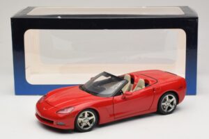 Chevrolet Corvette C6 Kabriolets Sarkans AUTOart 1:18 71221 Metāls — attēls 8 no 8
