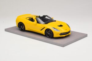 Chevrolet Corvette C7 Velocity Yellow BBR 1:18 BLM1815E Sveķi — attēls 4 no 6