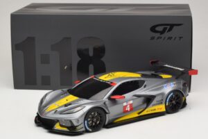 Chevrolet Corvette C8.R Pelēks GT Spirit 1:18 GT307 Sveķi — attēls 6 no 6
