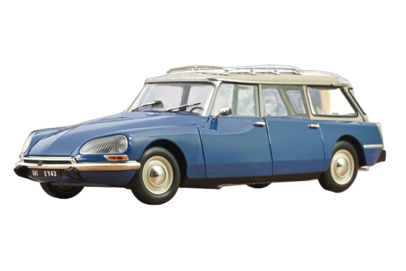 Citroën DS 21 Break Danube Blue Norev 1:18 181772 Metāls