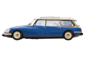 Citroën DS 21 Break Danube Blue Norev 1:18 181772 Metāls — attēls 4 no 4