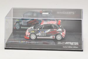 Fiat 500 Abarth Assetto Corse #399 Autohaus Winz VLN 2010 Minichamps 1:43 437101299 Metāls — attēls 4 no 5