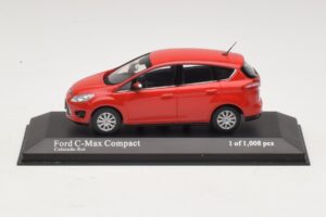 Ford C-Max Compact Sarkans Minichamps 1:43 400089000 Metāls