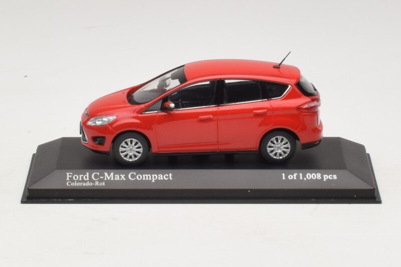 Ford C-Max Compact Sarkans Minichamps 1:43 400089000 Metāls