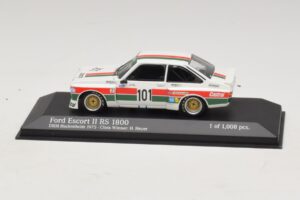 Ford Escort Mk2 RS1800 #10 H. Heyer Class Winner DRM Hockenheim 1975 Minichamps 1:43 400758491 Metāls