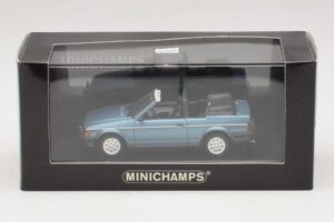 Ford Escort Mk3 Kabriolets Zils Metālisks Minichamps 1:43 400085030 Metāls — attēls 4 no 4