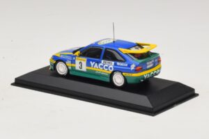 Ford Escort RS #3 Bernardini / Occelli Rally Monte Carlo Winner 1996 Minichamps 1:43 430968203 Metāls — attēls 3 no 4