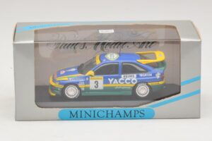 Ford Escort RS #3 Bernardini / Occelli Rally Monte Carlo Winner 1996 Minichamps 1:43 430968203 Metāls — attēls 4 no 4