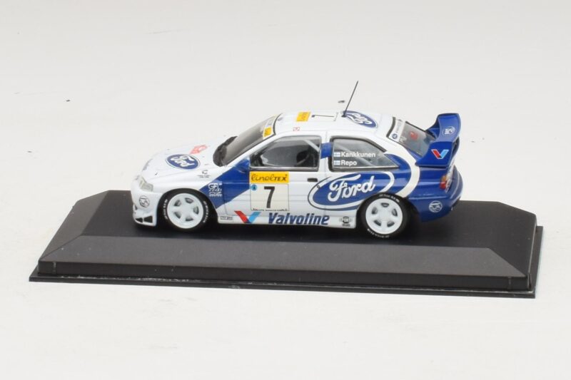 Ford Escort WRC #7 J. Kankkunen / J. Repo Rally Monte Carlo 1998 Minichamps 1:43 430988707 Metāls