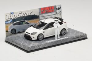 Ford Focus RS Mk2 Top Gear Balts Ar Figūru Minichamps 1:43 519438810 Metāls — attēls 2 no 5