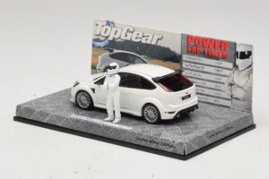 Ford Focus RS Mk2 Top Gear Balts Ar Figūru Minichamps 1:43 519438810 Metāls — attēls 3 no 5