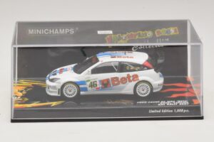 Ford Focus RS WRC #46 V. Rossi / C. Cassina RAC Rally 2007 Minichamps 1:43 400078446 Metāls — attēls 4 no 5