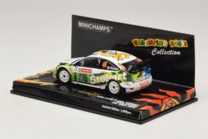 Ford Focus RS WRC #46 V. Rossi / C. Cassina RAC Rally 2008 Minichamps 1:43 400088146 Metāls — attēls 3 no 5