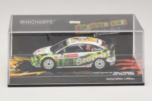 Ford Focus RS WRC #46 V. Rossi / C. Cassina RAC Rally 2008 Minichamps 1:43 400088146 Metāls — attēls 4 no 5