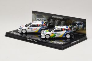 Ford Focus RS WRC Rally Mexico 2004 Set Minichamps 1:43 402048376 Metāls — attēls 3 no 5