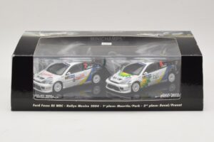 Ford Focus RS WRC Rally Mexico 2004 Set Minichamps 1:43 402048376 Metāls — attēls 5 no 5