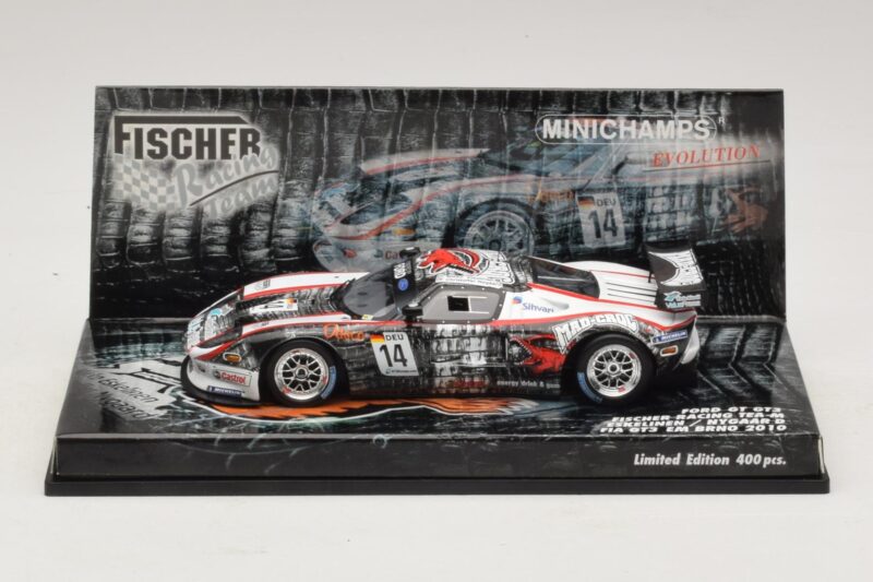 Ford GT GT3 Fisher #14 M. Eskelinen / Nygaard FIA GT3 European Championship Brno 2010 Minichamps 1:43 Ford GT GT3 Fisher #14 M. Eskelinen / Nygaard FIA GT3 European Championship Brno 2010 Minichamps 1:43 437108414 Metāls
