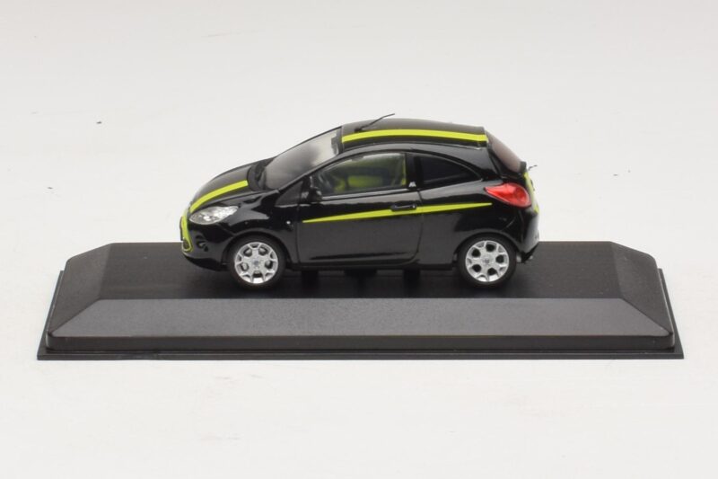 Ford Ka Mk2 Melns Dzeltens Minichamps 1:43 Ford Ka Mk2 Melns Dzeltens Minichamps 1:43 400088200 Metāls