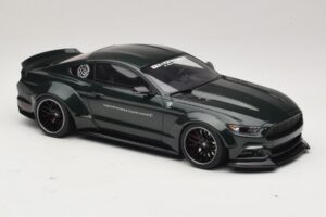 Ford Mustang Liberty Walk Zaļš GT Spirit 1:18 GT838 Sveķi — attēls 4 no 6