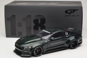 Ford Mustang Liberty Walk Zaļš GT Spirit 1:18 GT838 Sveķi — attēls 6 no 6