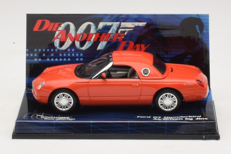 Ford Thunderbird Die Another Day Minichamps 1:43 Ford Thunderbird Die Another Day Minichamps 1:43 045132 Metāls