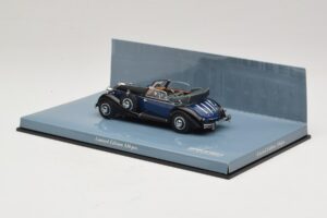 Horch 853 A Sport Cabriolet Melns Zils Minichamps 1:43 436012036 Metāls — attēls 3 no 5