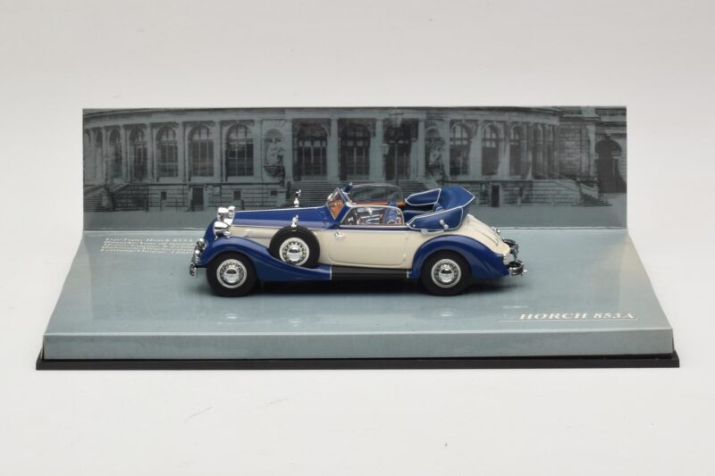 Horch 853 Cabriolet Zils Minichamps 1:43 436012032 Metāls