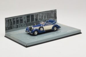 Horch 853 Cabriolet Zils Minichamps 1:43 436012032 Metāls — attēls 2 no 5