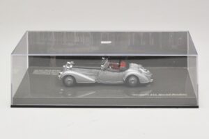 Horch 855 Special Roadster Sudrabs Melns Minichamps 1:43 436014204 Metāls — attēls 5 no 5