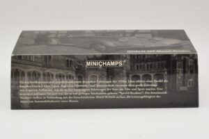 Horch 855 Special Roadster Sudrabs Zils Minichamps 1:43 436014202 Metāls — attēls 4 no 5