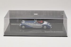 Horch 855 Special Roadster Sudrabs Zils Minichamps 1:43 436014202 Metāls — attēls 5 no 5