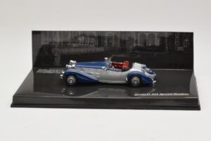 Horch 855 Special Roadster Sudrabzils Bez Ārējās Kastes Minichamps 1:43 436014202-O1 Metāls