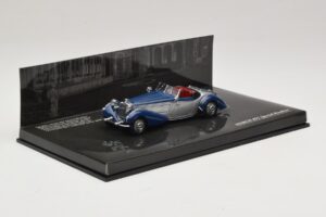 Horch 855 Special Roadster Sudrabzils Bez Ārējās Kastes Minichamps 1:43 436014202-O1 Metāls — attēls 2 no 4