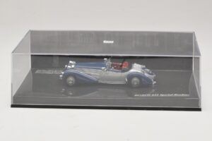 Horch 855 Special Roadster Sudrabzils Bez Ārējās Kastes Minichamps 1:43 436014202-O1 Metāls — attēls 4 no 4