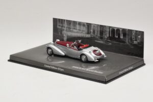 Horch 855 Spezial Roadster Sudrabs Sarkans Minichamps 1:43 436014206 Metāls — attēls 3 no 5