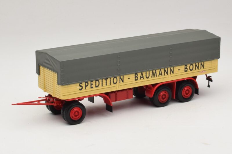 Kassbohrer Platformas Piekabe Baumann Bonn Minichamps 1:43 439161097 Metāls