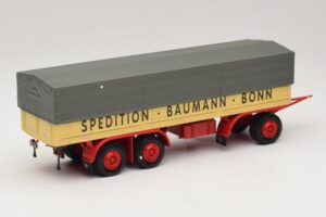 Kassbohrer Platformas Piekabe Baumann Bonn Minichamps 1:43 439161097 Metāls — attēls 2 no 6