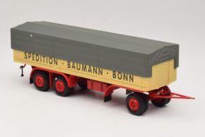 Kassbohrer Platformas Piekabe Baumann Bonn Minichamps 1:43 439161097 Metāls — attēls 4 no 6