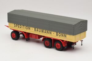 Kassbohrer Platformas Piekabe Baumann Bonn Minichamps 1:43 439161097 Metāls — attēls 5 no 6