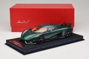 Koenigsegg Regera Zaļš Tonēts Karbons FrontiArt 1:18 AS010-110 Sveķi — attēls 6 no 7