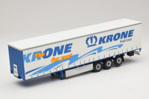 Krone Profiliner Locīta Aizkaru Pusspiekabe Minichamps 1:43 439911120 Metāls
