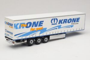Krone Profiliner Locīta Aizkaru Pusspiekabe Minichamps 1:43 439911120 Metāls — attēls 2 no 6